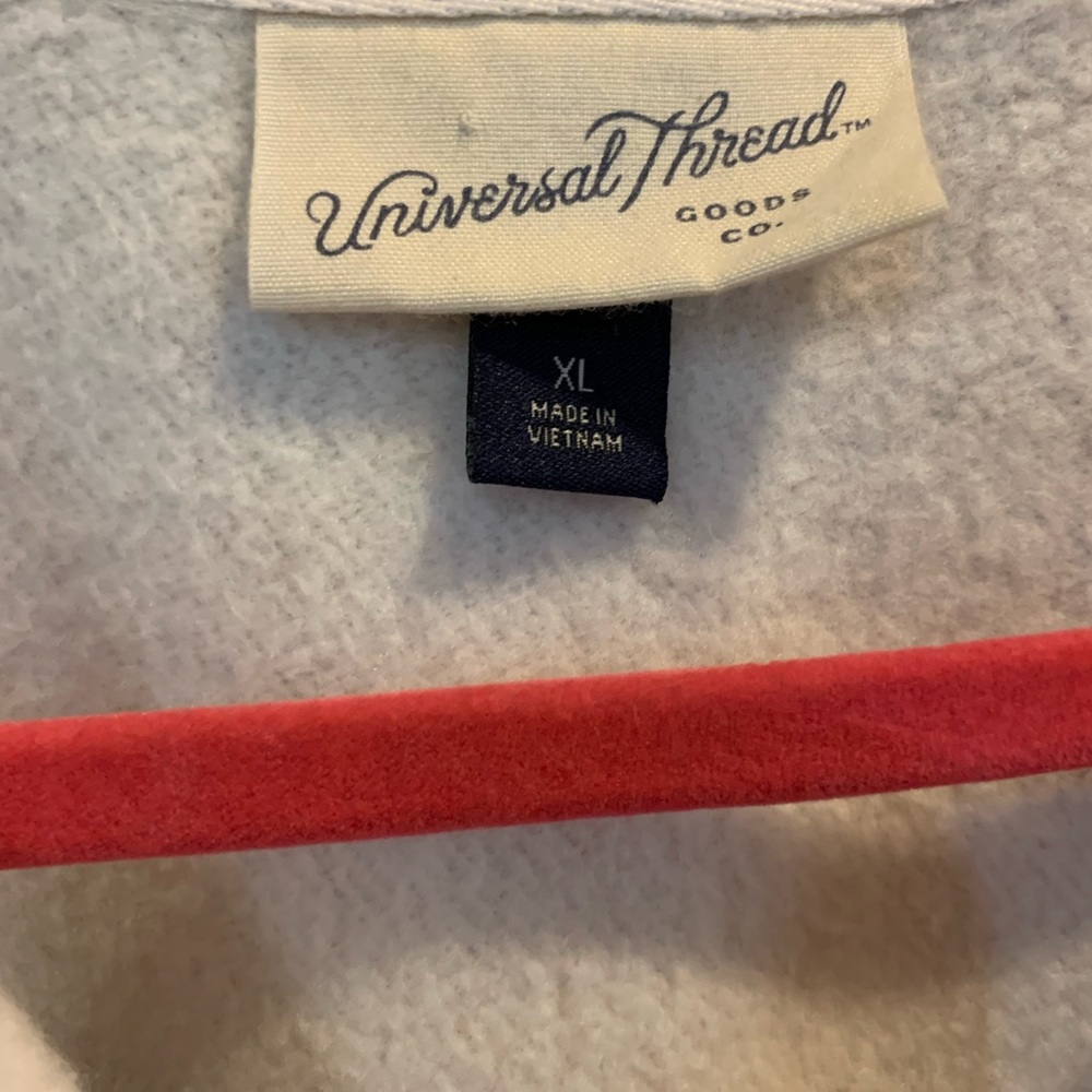 Universal Thread Cream Quarter-Zip Pullover - image 5